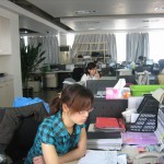 商务英语专业学生在公司实习