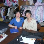 专业带头人王珍老师跟行业专家合影